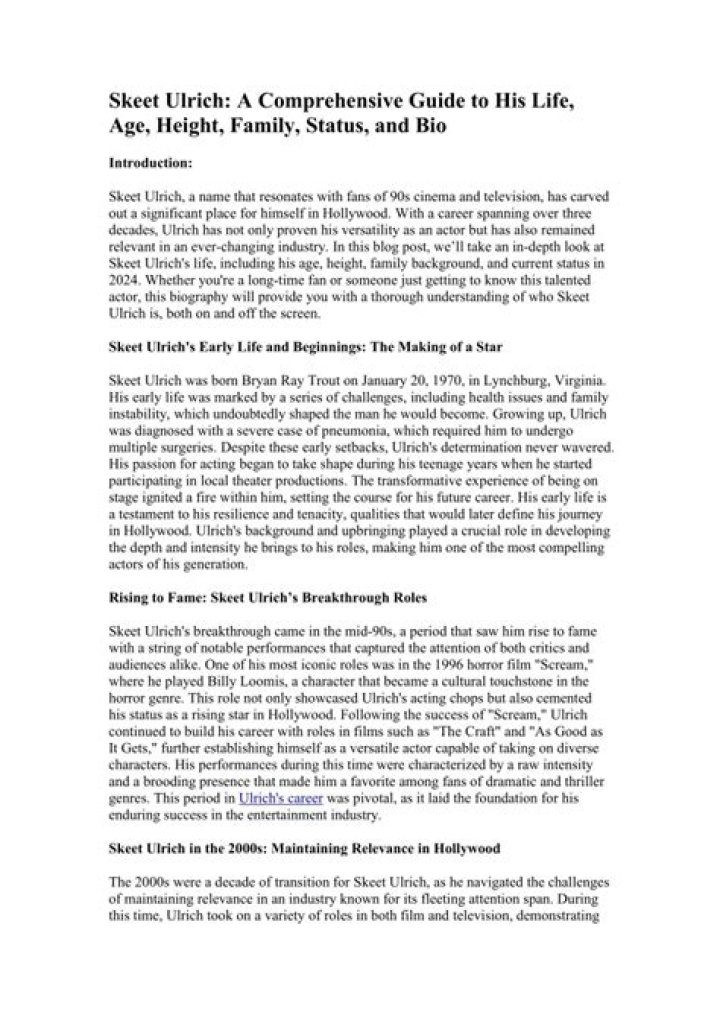 A Comprehensive Guide To His Life