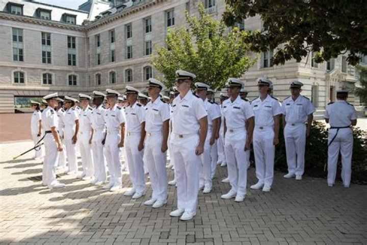 A Dedicated Naval Academy Midshipman