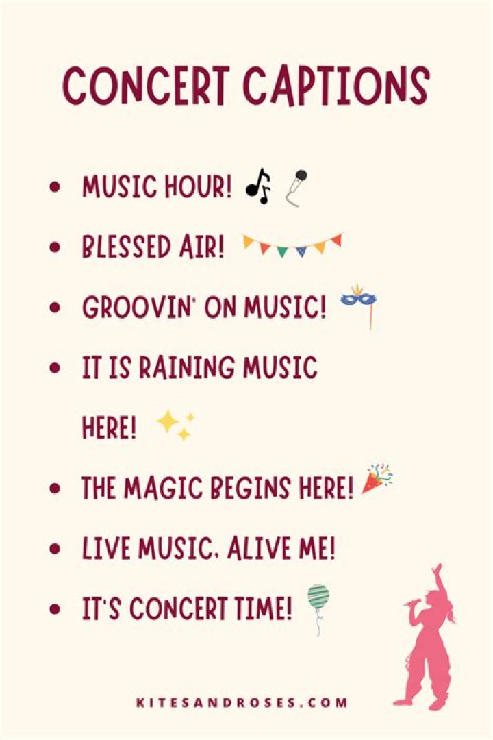 A Deep Dive Into Funny Concert Captions