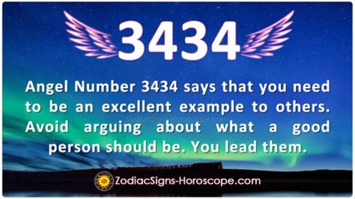 ANGEL NUMBER 3434 ·
