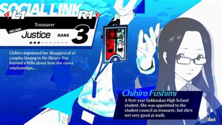 DashSync | Chihiro Fushimi Social Link Guide