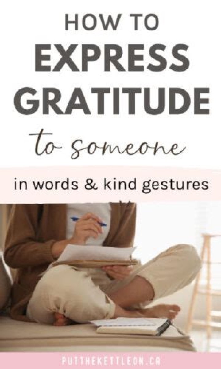 Meaningful Gestures To Express Gratitude