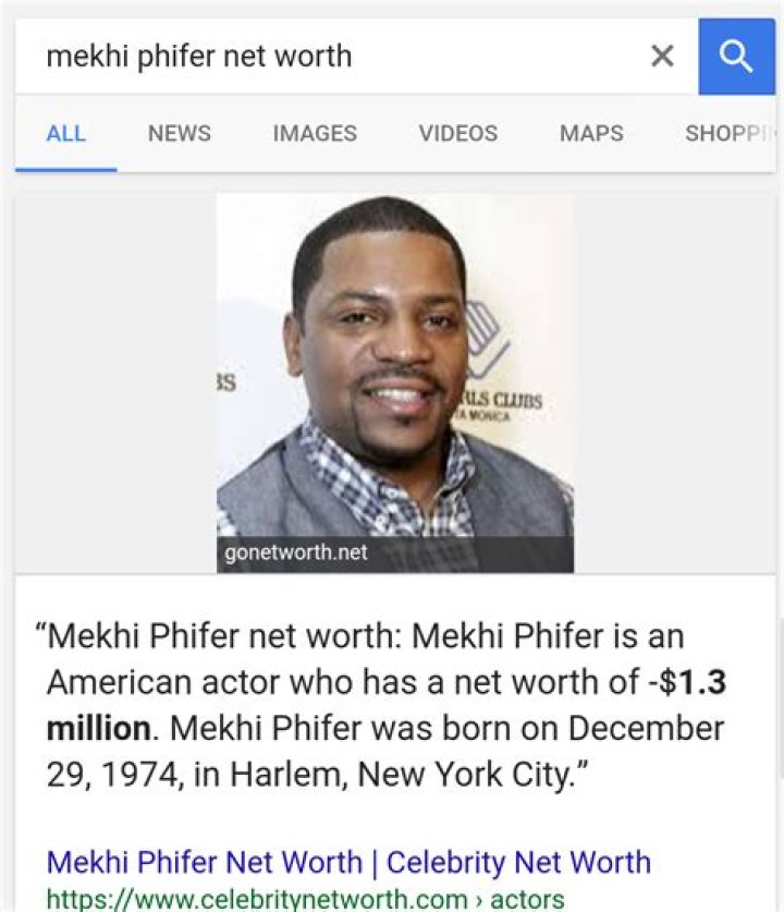 Mekhi Phifer Net Worth Plenty Of Cheddar