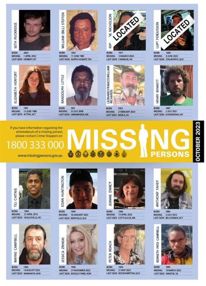 Missing Persons Of The 1950s