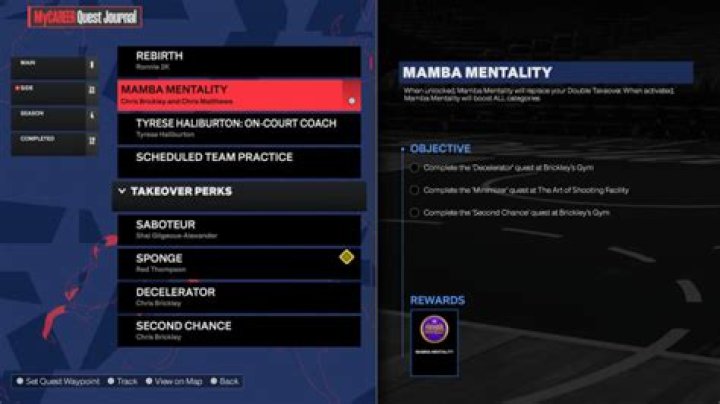 NBA 2K24 Mamba Mentality Quest Guide