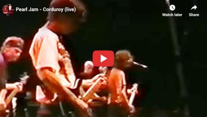 Pearl Jam Corduroy Lyrics | BlinkSync
