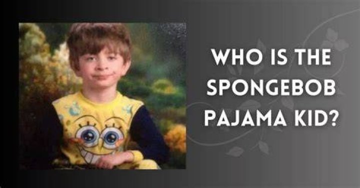 The Spongebob Pajama Kid Young
