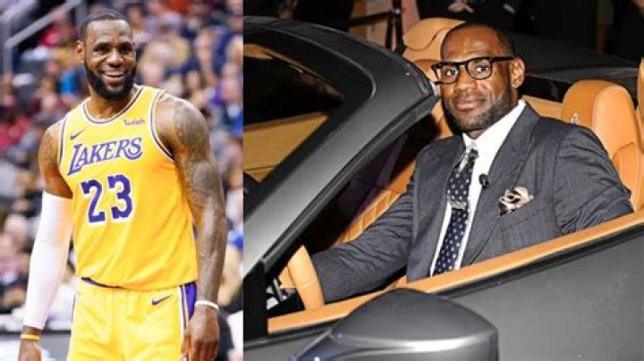 Which car does LeBron James' son drive?