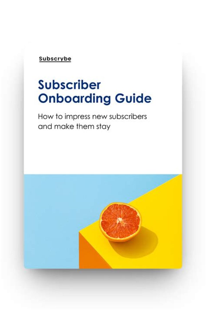 Your Guide To Seamless Subscriber Onboarding